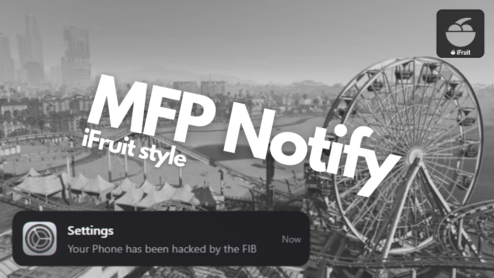 mfp notification advanced ios style and ifruit style notify for fivem server